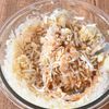 スプーンで混ぜて焼くだけ♪冷めてもふわふわ【腸活ナゲット】の工程1