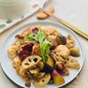 米粉で作る、鶏むね肉と野菜たっぷりの甘辛照り焼き