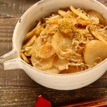 「菊芋とじゃこのきんぴら」シャキシャキ！