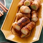 ネギ味噌豚バラ巻き【#簡単#時短#風邪予防#おつまみ】