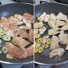 鶏むね肉とほうれん草のチーズクリーム煮【生クリーム不使用】の工程3
