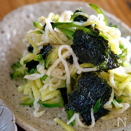 切り干し大根と海苔の塩だれサラダ【作り置き】