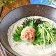 飲み干す美味しさ【冷やしめんたいクリームうどん】