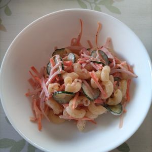 KUMIKOの作ってみた!投稿(【基本のマカロニサラダ】基本の茹で方・おすすめ具材付き)