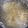 【あの有名ドーナツ店の汁そば風】やさしすぎる中華そばの工程1