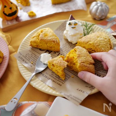 HMとトースターでつくるかぼちゃのスコーン