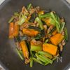 かぼちゃと豚こま《甘辛♡ごま照り焼き》の工程5