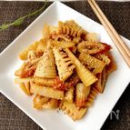 スピードおかず✤たけのこと竹輪のオイスターソース炒め