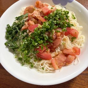 まさの作ってみた!投稿(トマトツナそうめん【ごま油風味でやみつき味】)