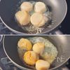 【ホタテとほうれん草のバターソテー】白ワインにぴったり♪の工程1