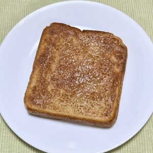 キャピタンの作ってみた!投稿(冷凍作り置きトースト～きなこバタートースト～)