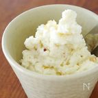 北海道牛乳で♪フレッシュ塩レモンチーズ