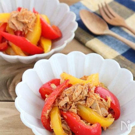 お弁当やおつまみに パプリカとツナのハリッサ炒め By 佐藤 加奈子 Kaana57 レシピサイト Nadia ナディア プロの料理家のおいしいレシピ