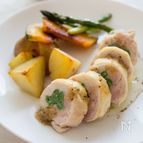 チキンロールのイタリアンチーズ焼き