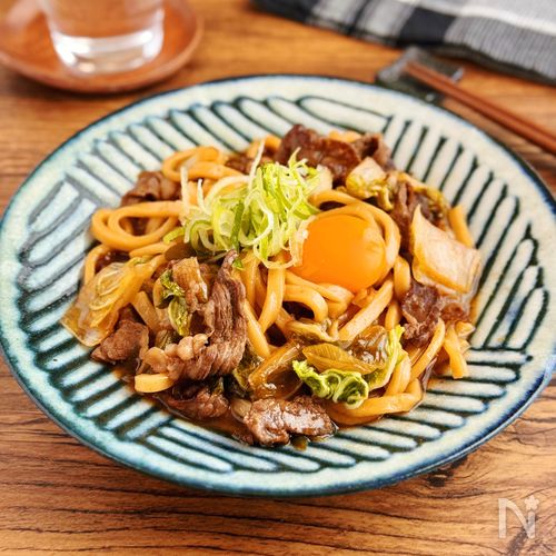 すき焼き風♪つゆだく【あまからうどん】