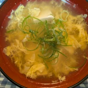 Jun.Junの作ってみた!投稿(豆腐と卵のやさしいかきたまスープ)