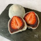 レンジで簡単❣️ いちご大福🍓