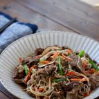 牛肉と糸こんにゃくのチャプチェ