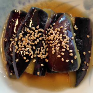 かめちゃん🐢の作ってみた!投稿(【なすの煮浸し】レンジでお手軽♪冷やしてよりおいしく！)