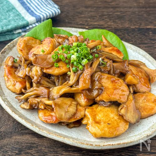 こってり♪【鶏むね肉と舞茸のコクうまバター醤油】