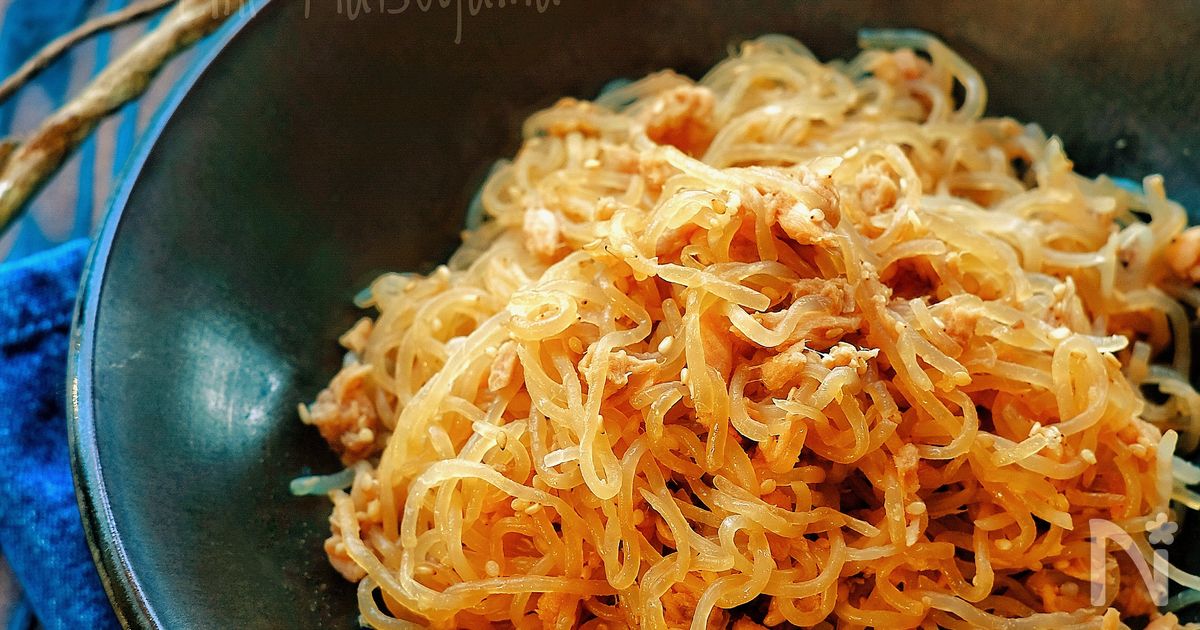 しらたきの甘辛ごまツナ炒め | レシピサイトNadia