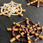 ハロウィンはこれ！材料２つで作る【くものすチョコ】