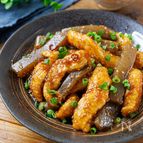 【ご飯おかわり♡】鶏むねとこんにゃくのごま照り#節約おかず