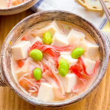 【豆腐とカニカマのトロトロ煮】すぐできる節約副菜◎