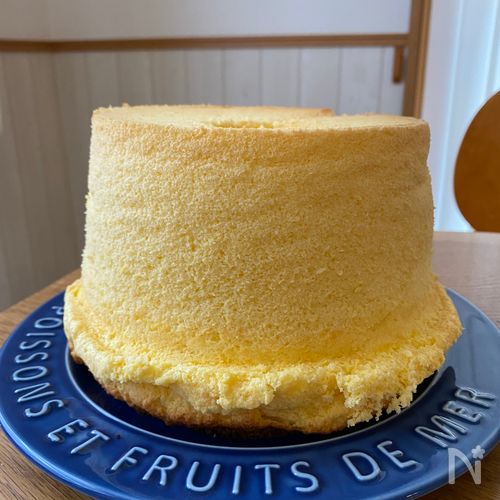 しっとりふわふわ米粉シフォンケーキ