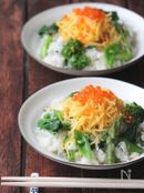 春野菜の出汁散らし寿司。