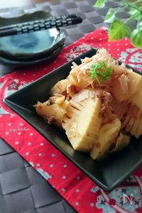レンジで簡単☆筍の土佐煮。