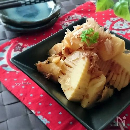 レンジで簡単☆筍の土佐煮。