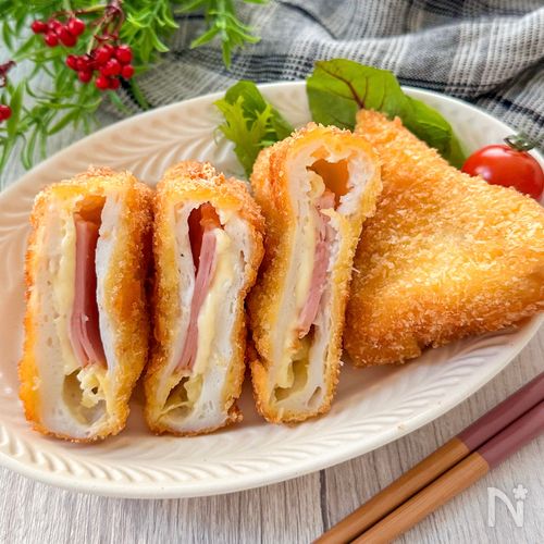 男子受け抜群♩【はんぺんハムチーフライ】