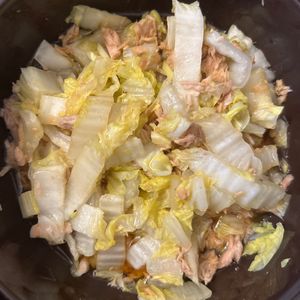 1504120の作ってみた!投稿(【白菜とツナの酒蒸しサラダ】副菜や作り置きに！白菜がおいしい)