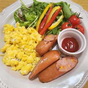 ナムディの作ってみた!投稿(ホテルのトロトロ再現　白だしスクランブルエッグ)