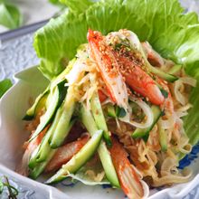 【戻し不要】ポリポリ切り干し大根とカニかま新玉ねぎの中華風