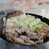 病みつき注意!材料2つで簡単【豚こまキャベツのガリバタ炒め】の工程7