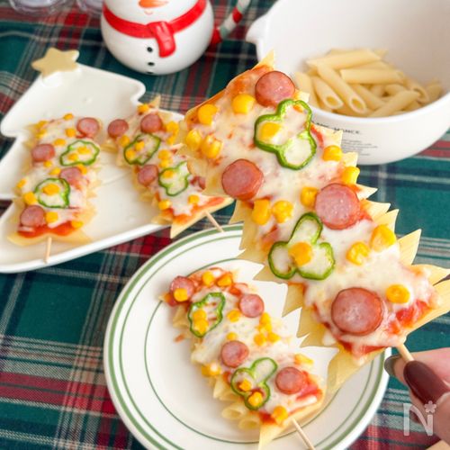 簡単マカロニピザスティック