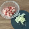 【豚こまのバタポン炒め】コクがあるのにさっぱり美味しい♩の工程1