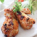 コク旨♪鶏手羽元のにんにく味噌グリル