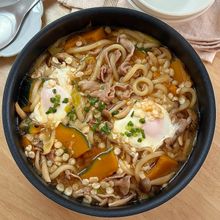 フライパンで作る『鍋焼きうどん』