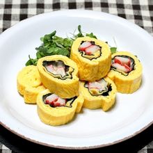 サラダスティックの「海苔チーズくるくる卵焼き」