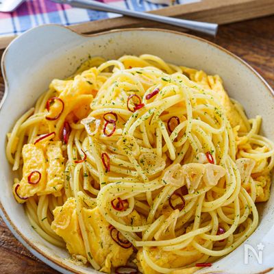 【家族が唸った！のりたまペペロン】男子も喜ぶがっつりパスタ