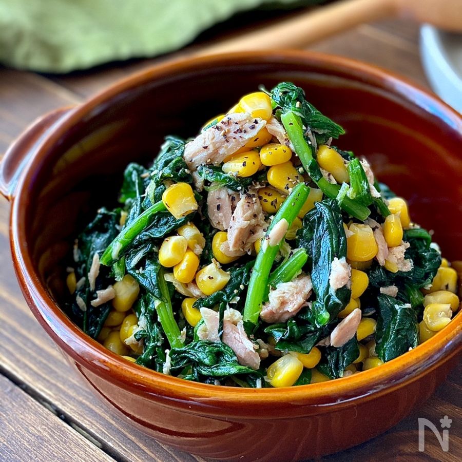 簡単ほうれん草ご飯のレシピ