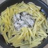 【じゃが芋とじゃこのイタリア風炒め】やみつき＆簡単おつまみ！の工程2