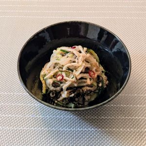 𝔂𝓾𝓶𝓲🍓の作ってみた!投稿(糸こんときゅうりの♪ご飯が進む🍚ごま塩昆布和え😋)