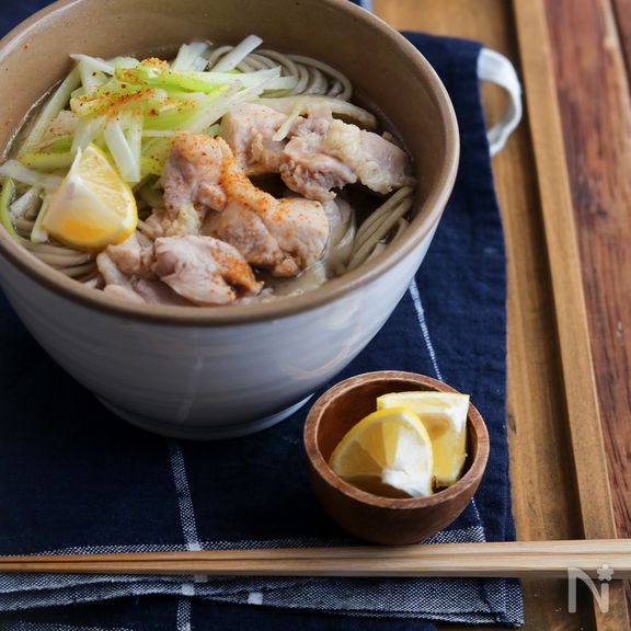 鶏ねぎ柚子蕎麦。