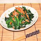 シンプル美味♪生姜風味のほうれん草のお浸し