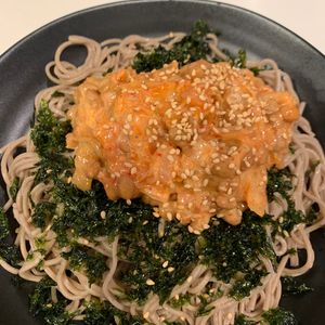 ぐ〜たら子の作ってみた!投稿(【納豆キムチの韓国風そば】旨辛で暑い日にピッタリ！)