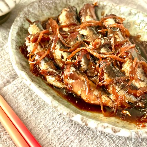 新米泥棒！鰯の甘露煮